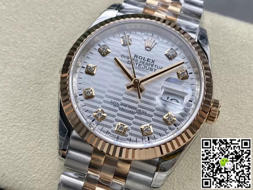 Replica R01ex Datejust M126231-0039 36MM 1:1 Best Edition VS Factory Silver Dial