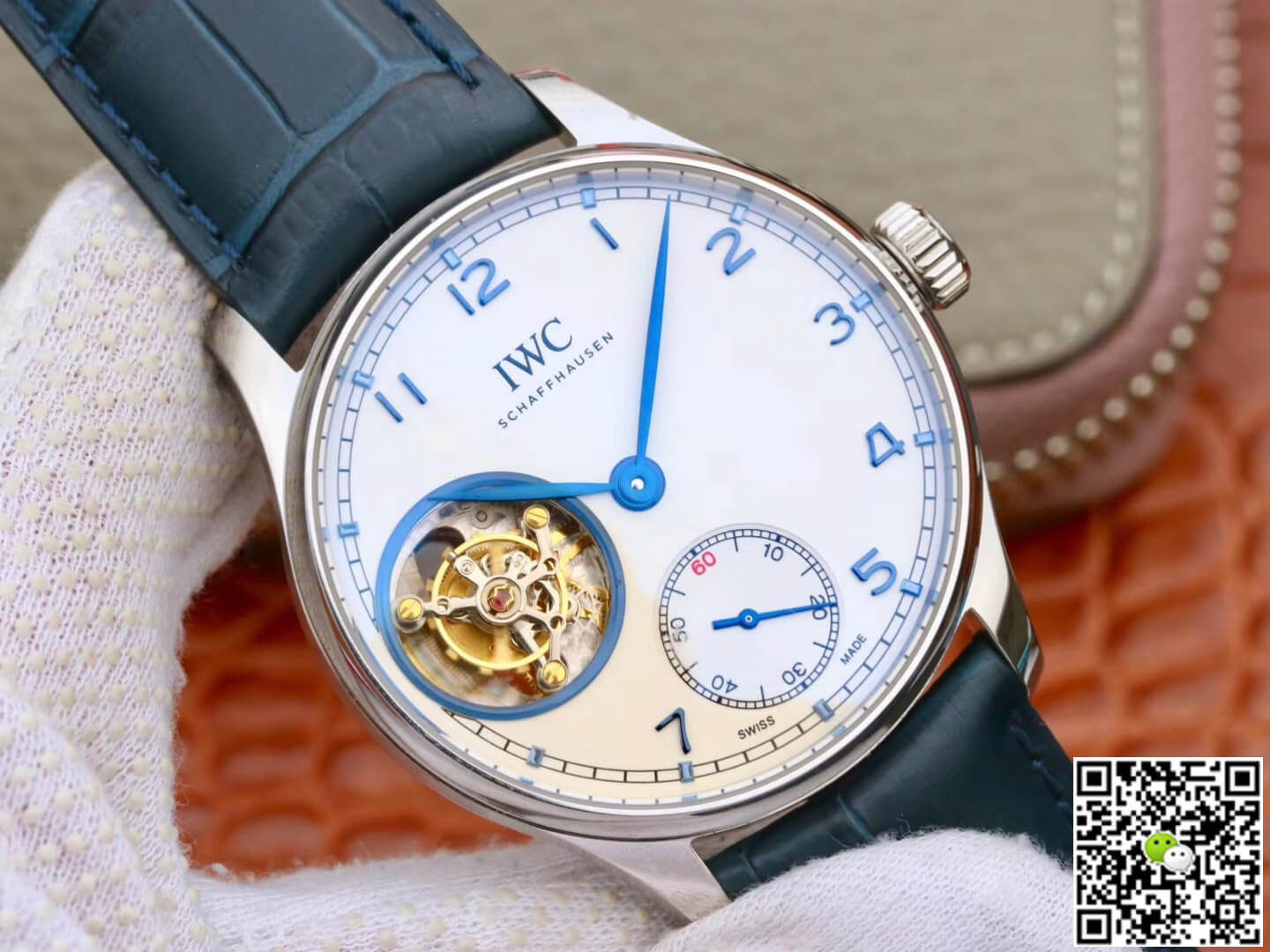 Replica IWC Portuguese Tourbillon 1:1 Best Edition ZF Factory Stainless Steel
