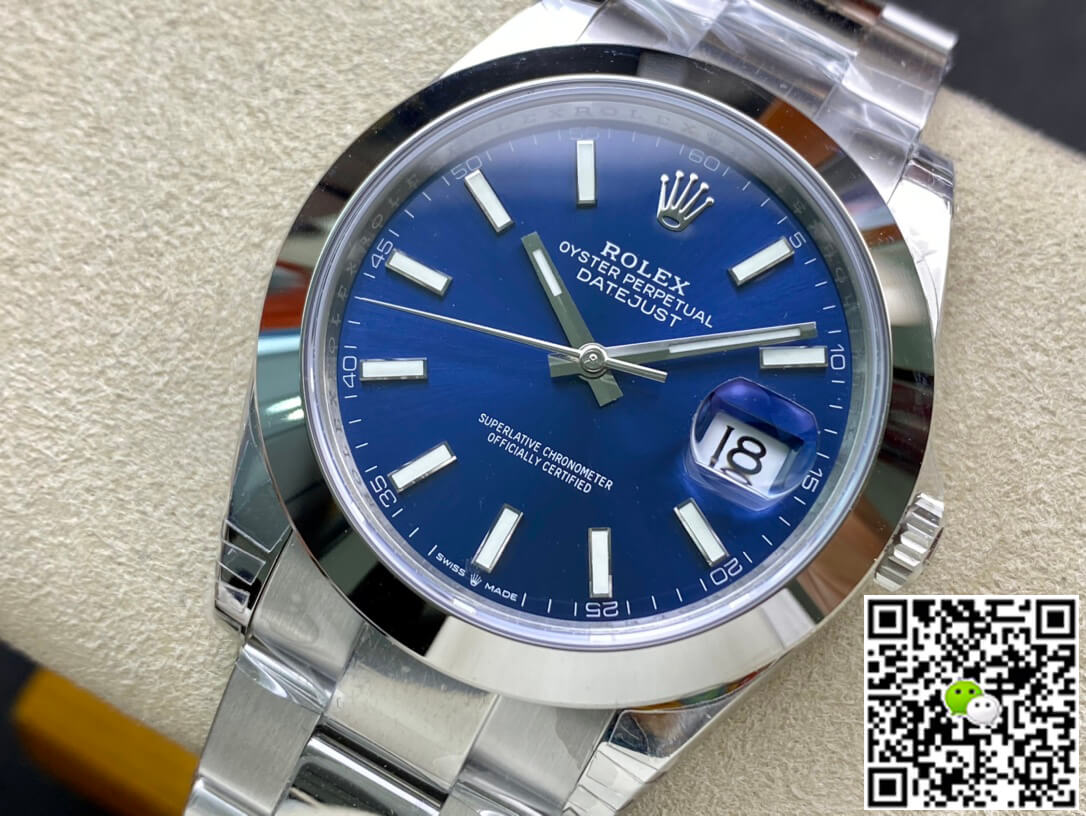 Replica R01ex Datejust M126300-0001 1:1 Best Edition VS Factory Blue Dial