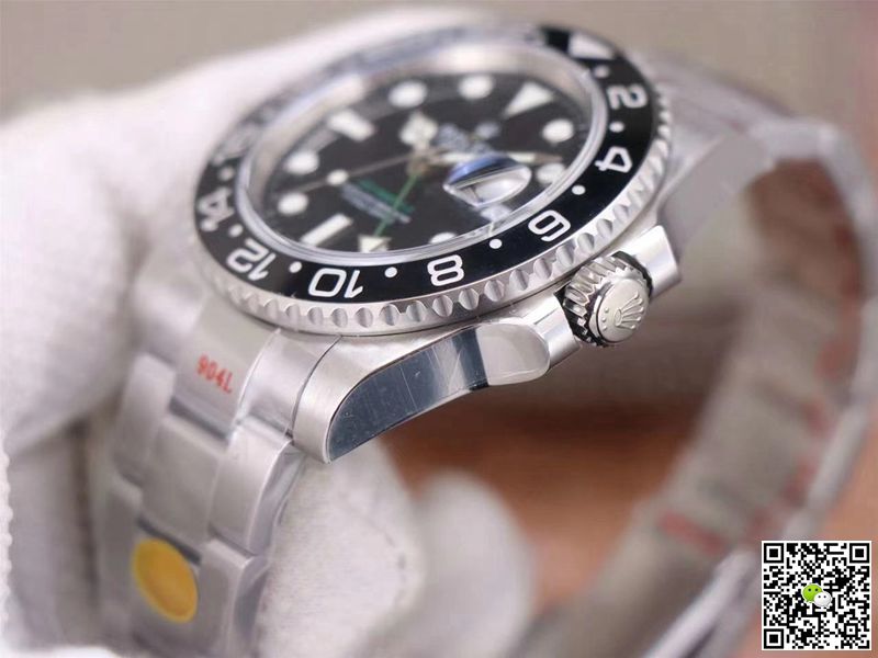 Replica R01ex GMT Master II 116710LN-78200 1:1 Best Edition Noob Factory V11 Black Dial Swiss ETA3186