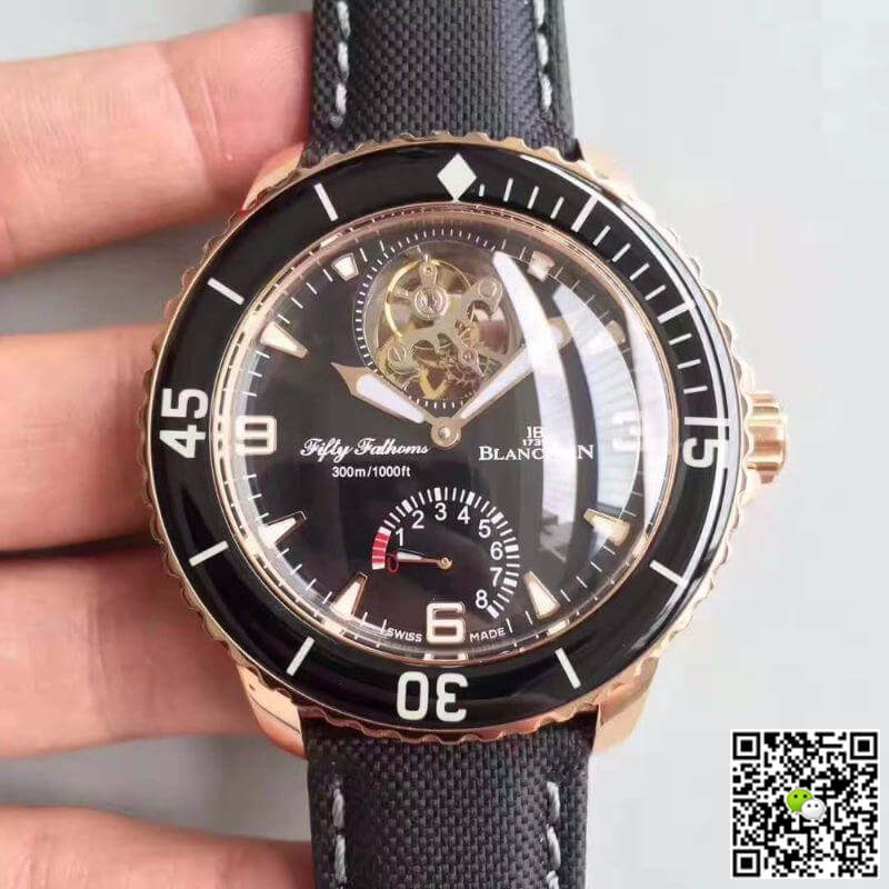 Replica Blancpain Fifty Fathoms Tourbillon 5025-3630-52A 1:1 Best Edition Swiss Tourbillon