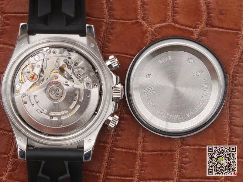 R01ex Daytona Replica  Cosmograph 116519 Noob Factory 1:1 Best Edition D1am0nds Markers Swiss ETA4130 Black Rubber Strap