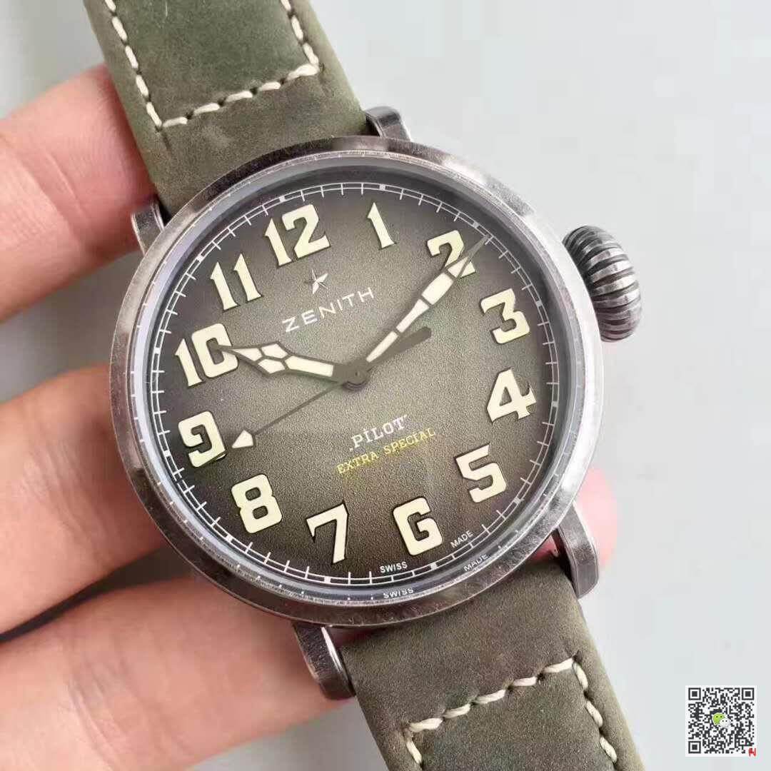 Replica Zenith Pilot 11.1943.679/63.C800 XF Factory 1:1 Best Edition Swiss ETA9015