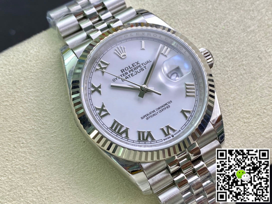 Replica R01ex Datejust M126234-0025 1:1 Best Edition EW Factory White Dial