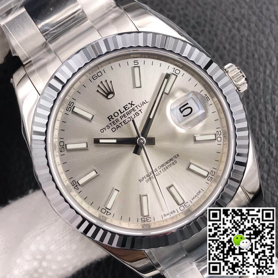 Replica R01ex Datejust M126334-0003 1:1 Best Edition VS Factory Silver Dial