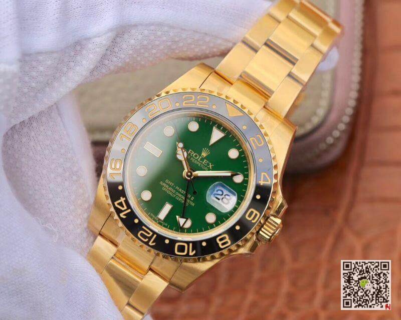 Replica R01ex GMT Master II 116718LN 40mm EW Factory Mechanical Watches 1:1 Best Edition Swiss ETA2836 Green Dial