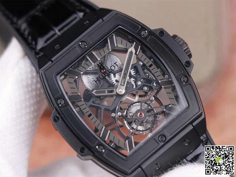 Hublot Replica Masterpiece Tourbillon 906.ND.0129.VR.AES12 1:1 Best Edition JB Factory Black PVD Swiss HUB 9006