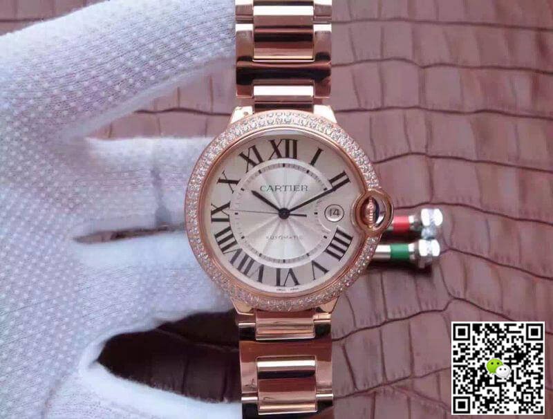 Replica Ballon Bleu De Ca*t1er WE9009Z8 V6 Factory 1:1 Best Edition Swiss ETA9015 White Dial