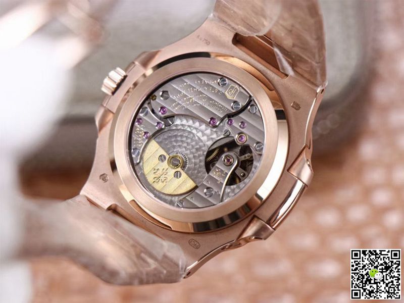 Replica Pat*k Phi1i*pe Nautilus 5712/1A-001 1:1 Best Edition PF Factory Rose Gold Swiss Movement