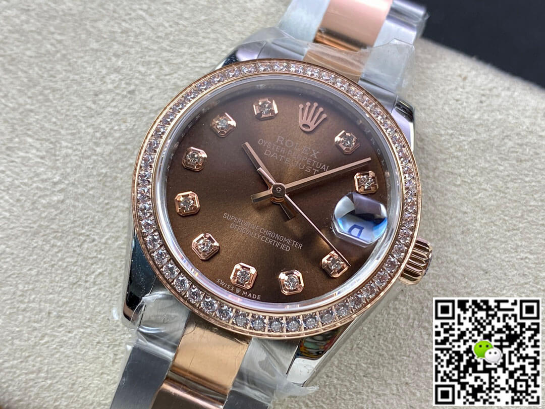 Replica R01ex Datejust M278381RBR-0027 31MM 1:1 Best Edition EW Factory Brown Dial
