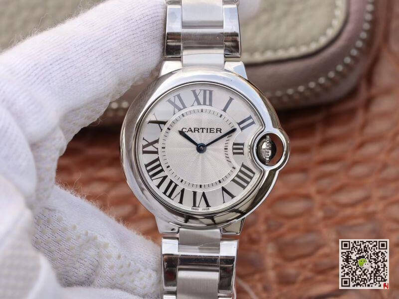 Replica Ballon Bleu De Ca*t1er W6920084 V6 Factory 1:1 Best Edition Swiss Quartz ETA157 Silver Dial