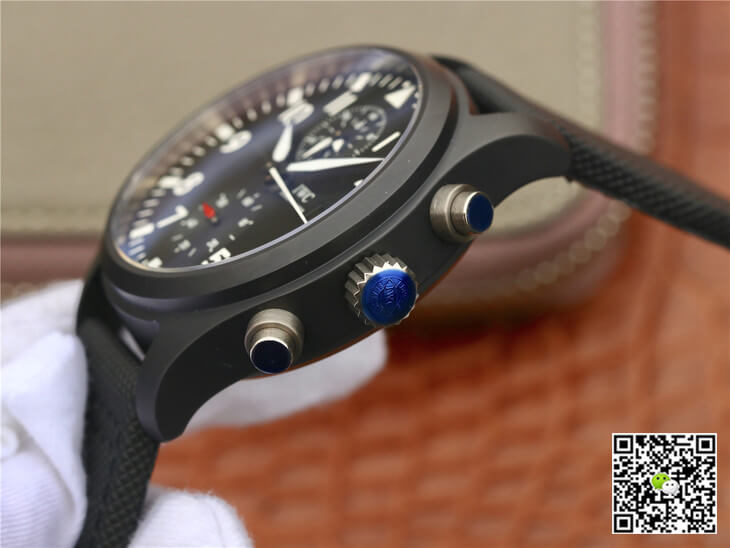 Replica IWC Pilot TOP GUN IW389001 1:1 Best Edition ZF Factory Black Dial