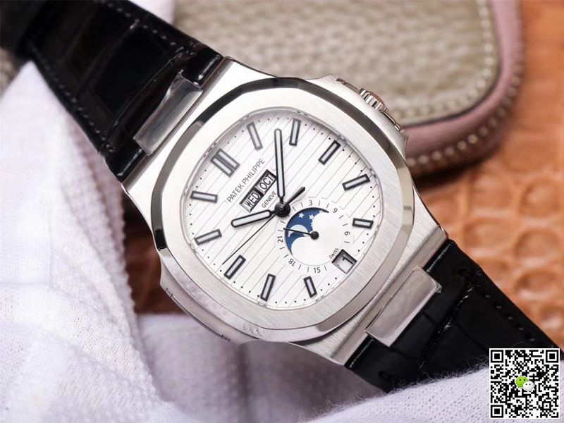 Replica Pat*k Phi1i*pe Nautilus 5726/1A-010 1:1 Best Edition PF Factory Black Strap Swiss ETA324