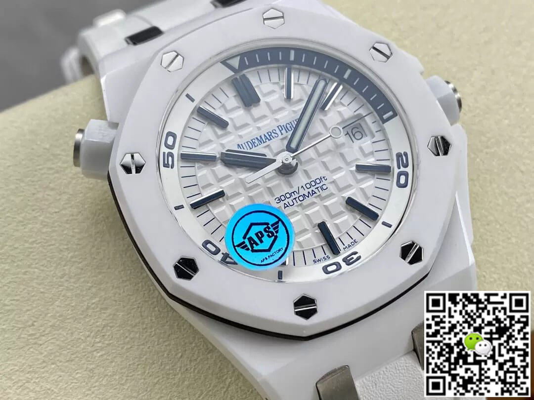 Replica Audemars P1g*et Royal Oak Offshore 15707CB.OO.A010CA.01 1:1 Best Edition APS Factory White Dial