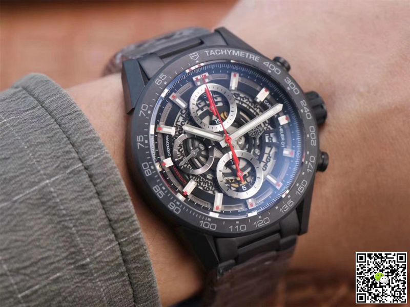 Replica Tag Heuer Carrera CAR2090.BH0729 1:1 Best Edition XF Factory Black Ceramic Customized Movement