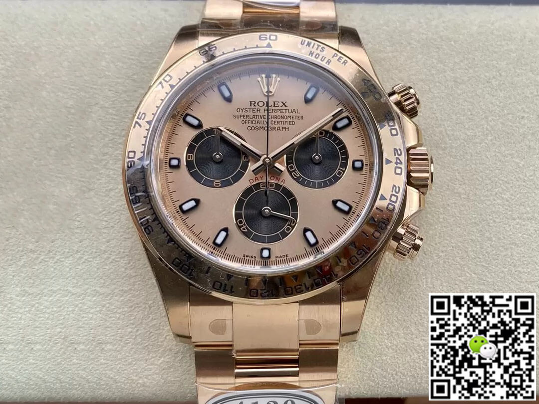 Replica R01ex Cosmograph Daytona M116505-0009 1:1 Best Edition Clean Factory Rose Gold