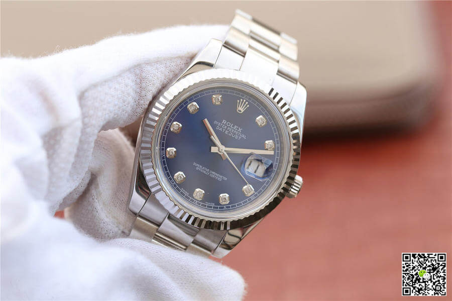 Replica R01ex Datejust M126334-0015 1:1 Best Edition EW Factory Blue Dial