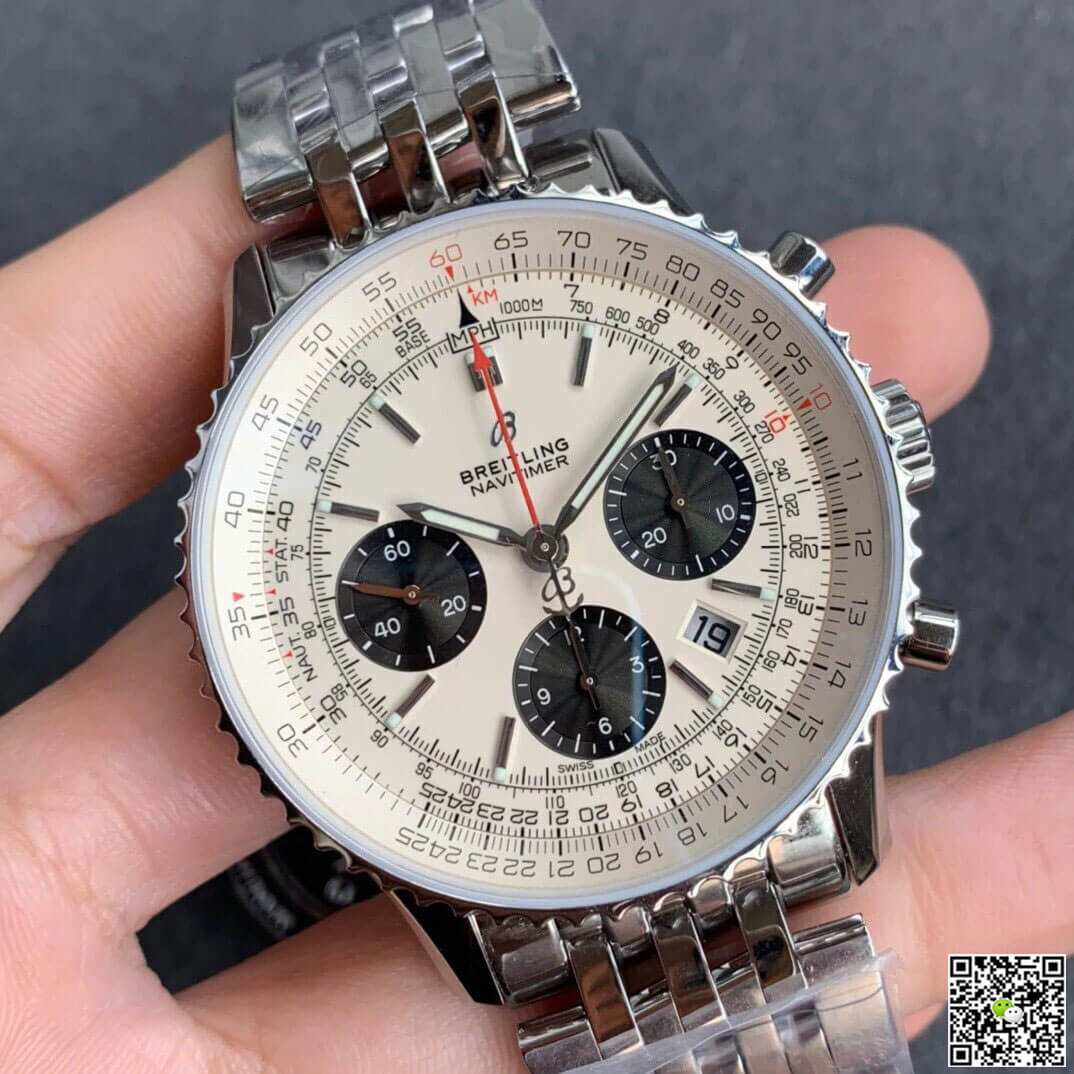 Replica Breitling Navitimer 1 B01 AB0121211G1A1 1:1 Best Edition GF Factory Stainless Steel