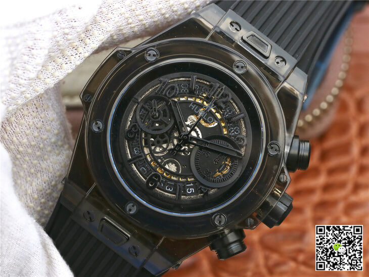 Replica Hublot Big Bang 411.JX.4802.RT 1:1 Best Edition Black Case Black Strap
