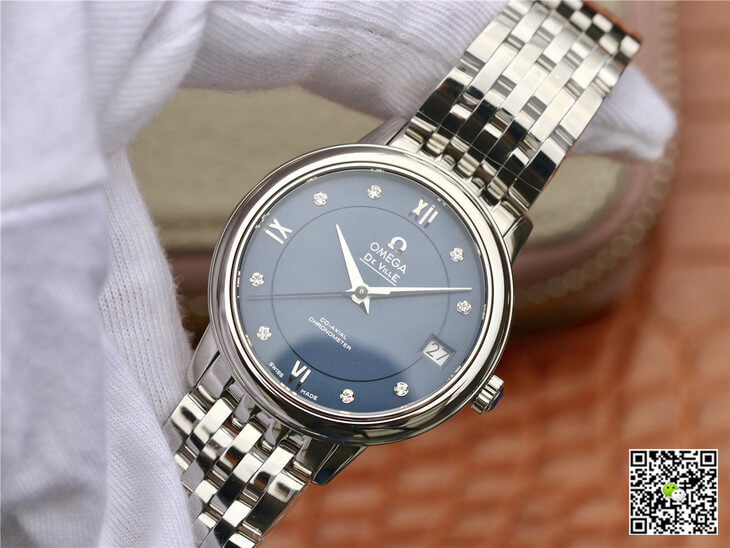 Replica 0me*ga De Ville 424.10.33.20.53.001 1:1 Best Edition MKS Factory D1am0nd Dial
