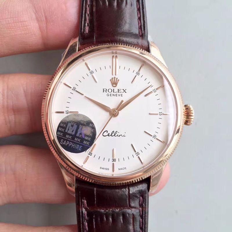Replica R01ex Cellini 50505 MKS Factory 1:1 Best Edition Swiss ETA3132 White Dial