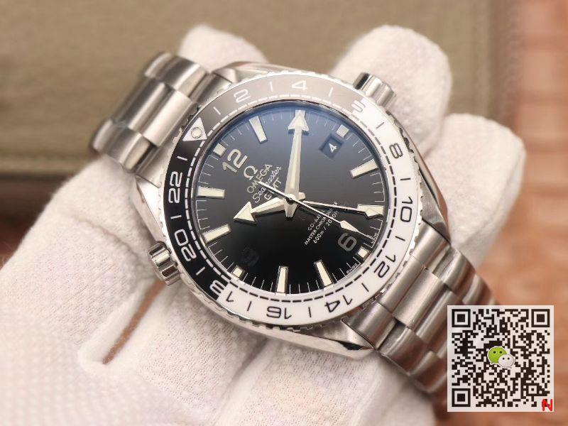 Replica 0me*ga Seamaster GMT 215.30.44.22.01.001 600M 1:1 Best Edition VS Factory Black Dial Swiss NH05