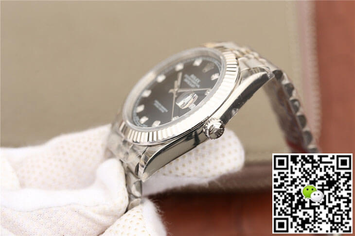 Replica R01ex Datejust M126334-0012 1:1 Best Edition EW Factory Black Dial