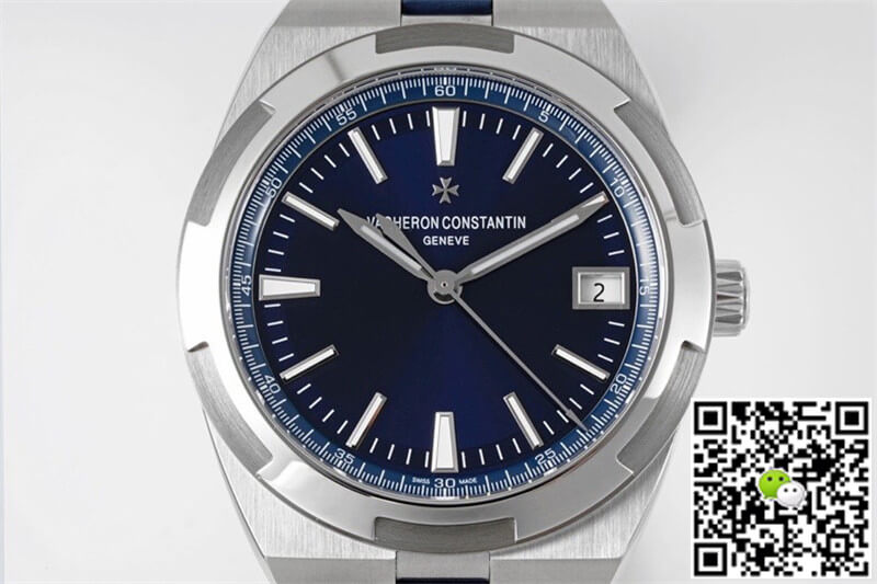 Replica Vacheron C0nstan1n Overseas 4500V 1:1 Best Edition PPF Factory Blue Rubber Strap