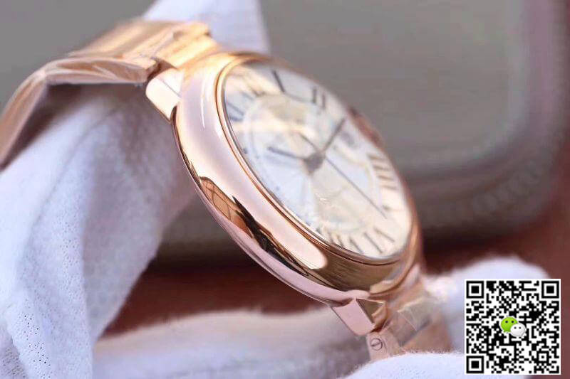 Replica Ballon Bleu De Ca*t1er 42MM W69006Z2 V9 Factory 1:1 Best Edition Swiss ETA2671 Silver Textured Dial