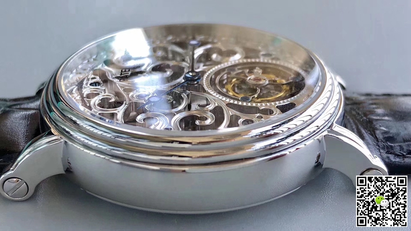 Pat*k Phi1i*pe Replica Tourbillon P83000 1:1 Best Edition Silver Dial Swiss Tourbillon
