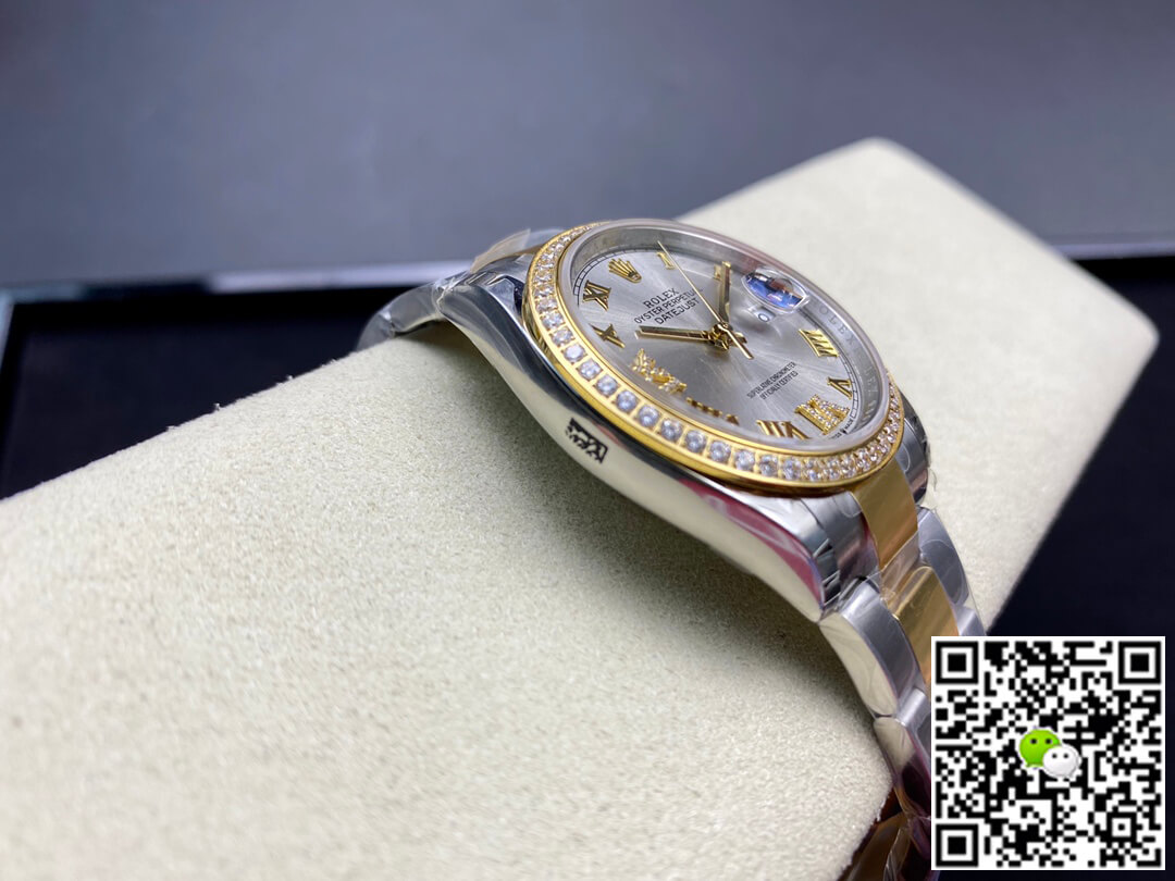 Replica R01ex Datejust M126283RBR-0018 1:1 Best Edition EW Factory Silver Dial