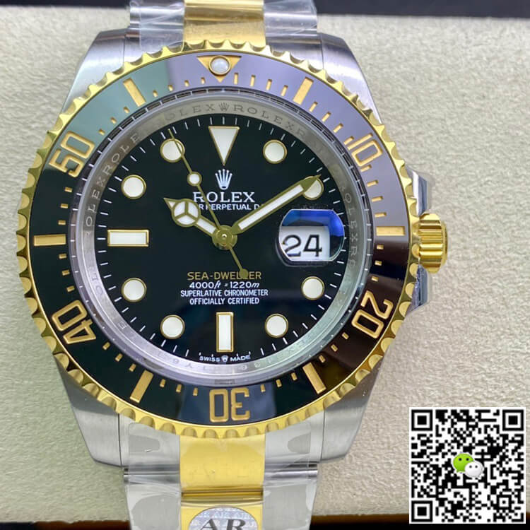 Replica R01ex Sea Dweller M126603-0001 1:1 Best Edition AR Factory Black Dial