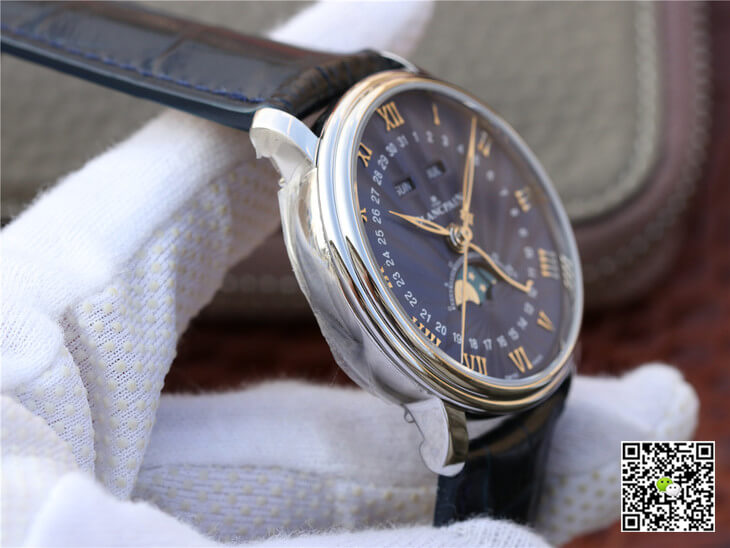 Replica Blancpain Villeret 6654-1529-55B 1:1 Best Edition OM Factory V2 Blue Dial