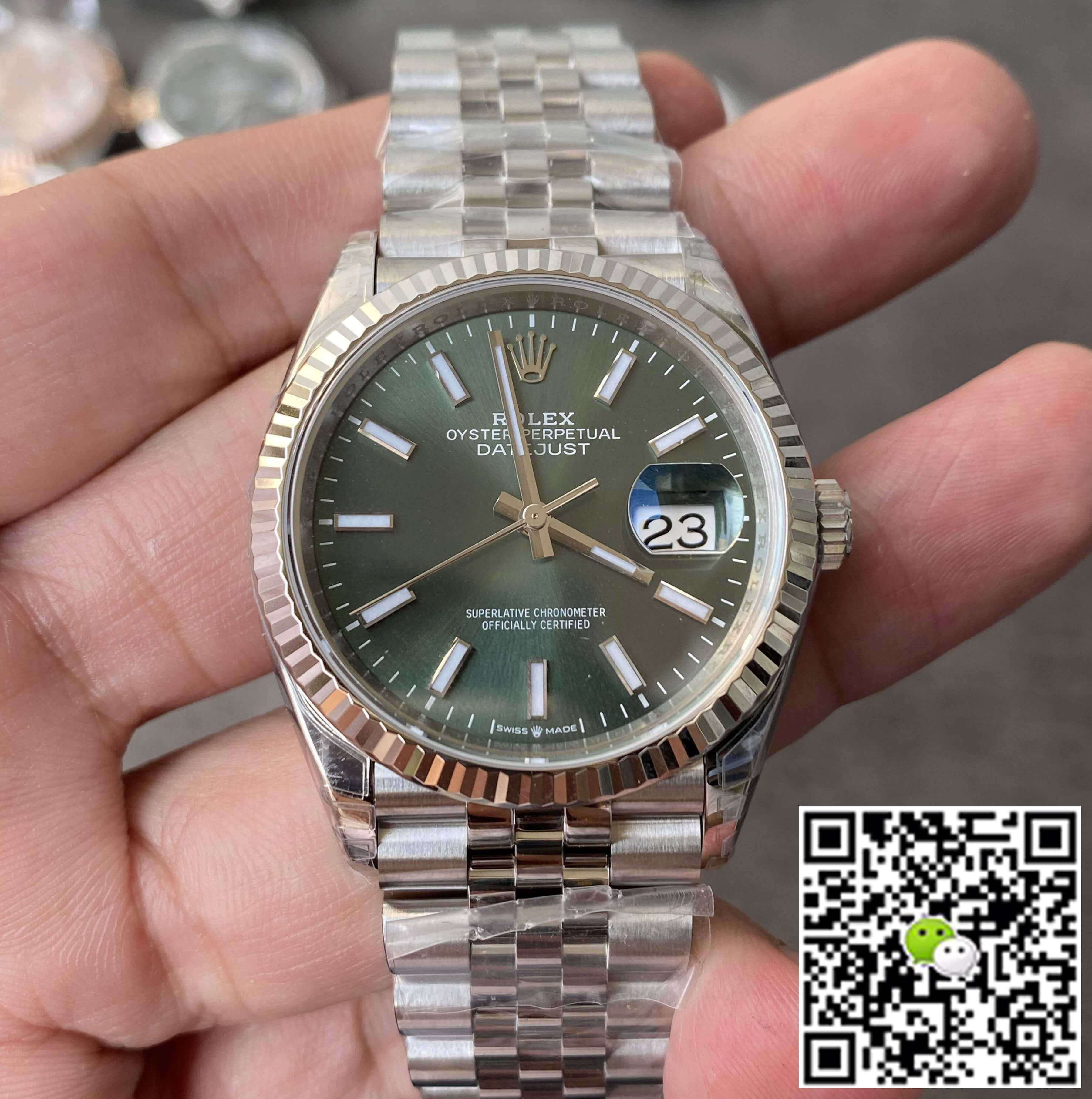 Replica R01ex Datejust M126234-0051 36MM 1:1 Best Edition VS Factory Steel Strap