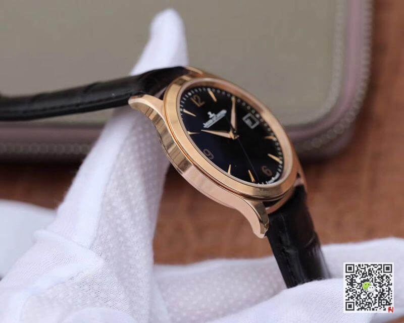 Replica Jaeger LeCoultre Master Control Date Q1542520 ZF Factory 1:1 Best Edition Swiss ETA9015 Black Dial