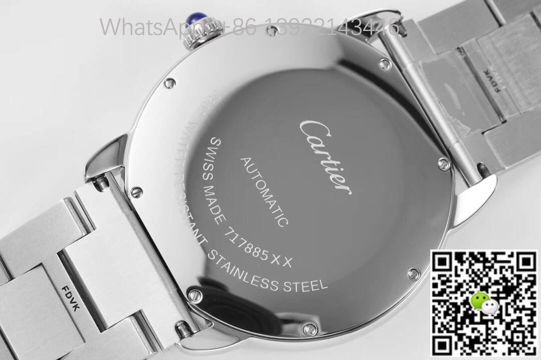 Replica RONDE DE Ca*t1er WSRN0023 1:1 Best Edition AF Factory Blue Dial