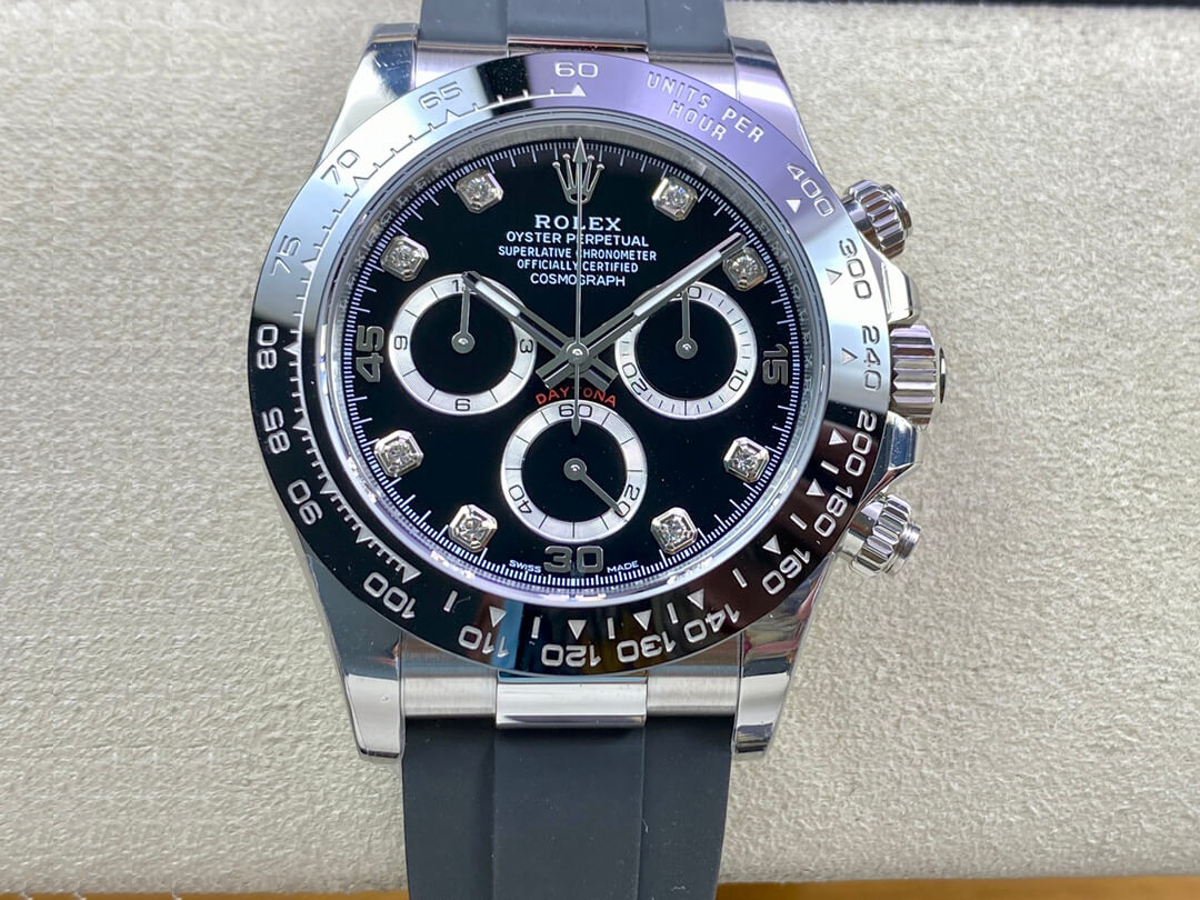 Replica R01ex Daytona M116519LN-0025 1:1 Best Edition BT Factory Black Dial