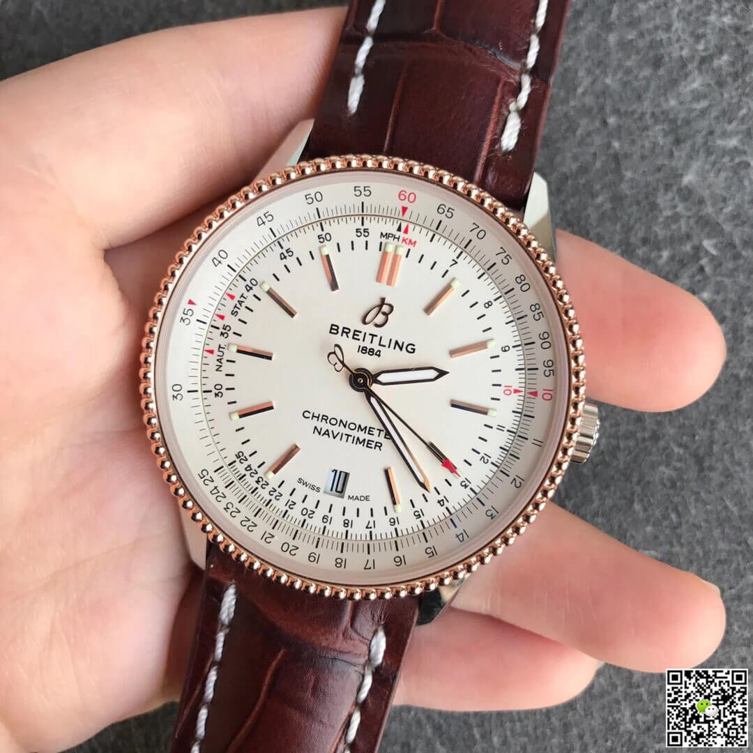 Replica Breitling Navitimer 1 U17326211G1P2 1:1 Best Edition V7 Factory White Dial