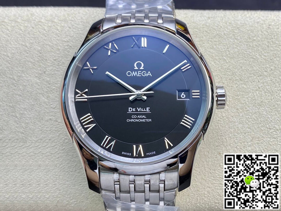 Replica 0me*ga De Ville 431.10.41.21.01.001 1:1 Best Edition VS Factory Black Dial