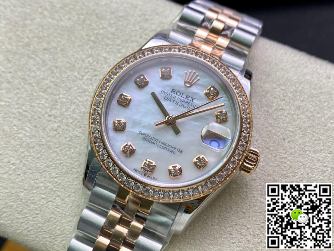 Replica R01ex Datejust M278381RBR-0026 31MM 1:1 Best Edition EW Factory D1am0nd Bezel