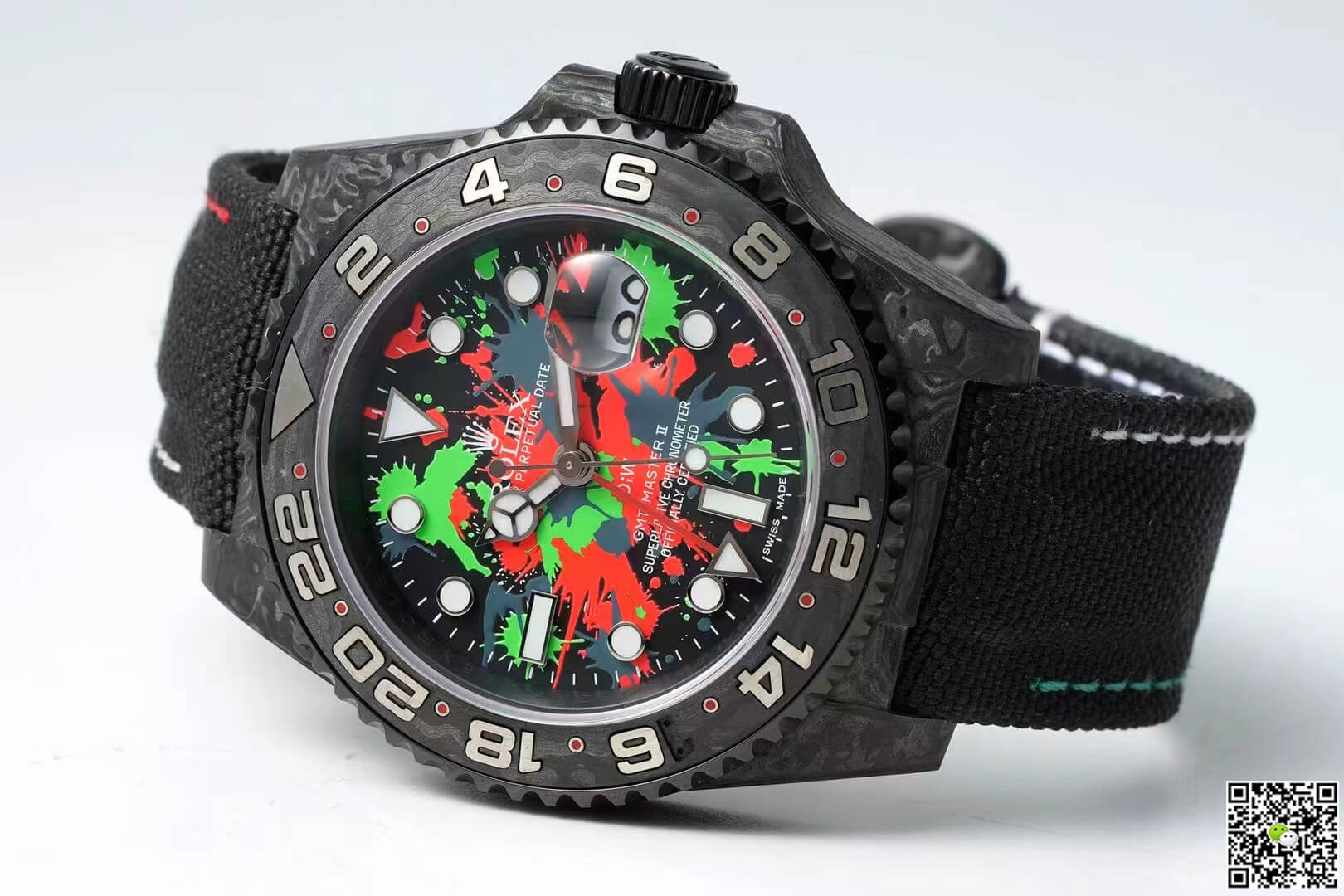 Replica R01ex GMT-MASTER II Diw 1:1 Best Edition Carbon Fiber Color Dial