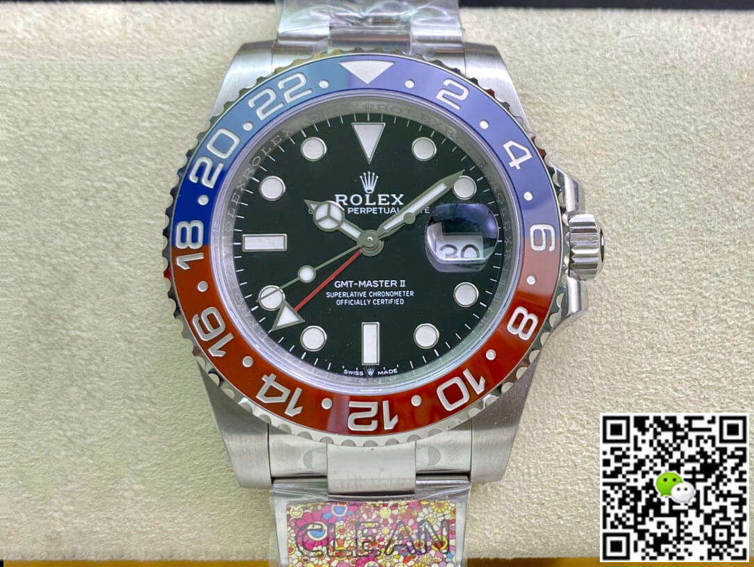 Replica R01ex GMT Master II M126710BLRO-0002 1:1 Best Edition Clean Factory Coke Circle