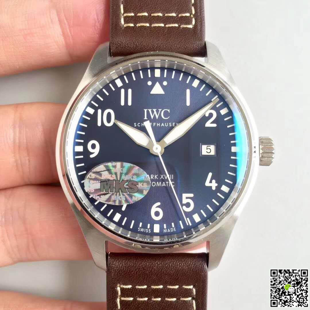Replica IWC Pilot Mark XVIII IW327004 MKS Factory Mechanical Watches 1:1 Best Edition Swiss ETA2892