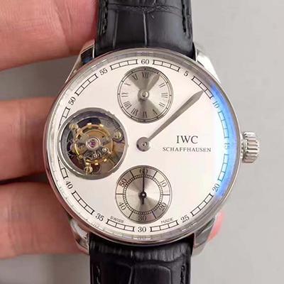 IWC Replica Portuguese IW544601 YL Factory 1:1 Best Edition Swiss Tourbillon White Dial