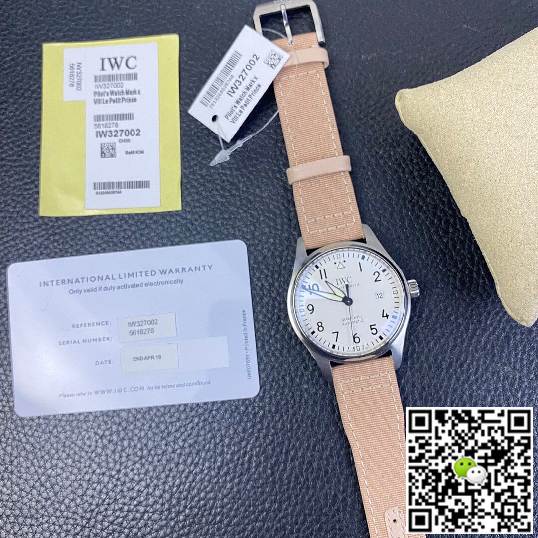 Replica IWC Pilot IW327002 1:1 Best Edition V7 Factory White Dial
