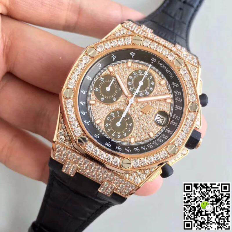 Replica Audemars P1g*et Royal Oak Offshore 26067OR.ZZ.D002CR.01 JF Factory 1:1 Best Edition Swiss ETA7750
