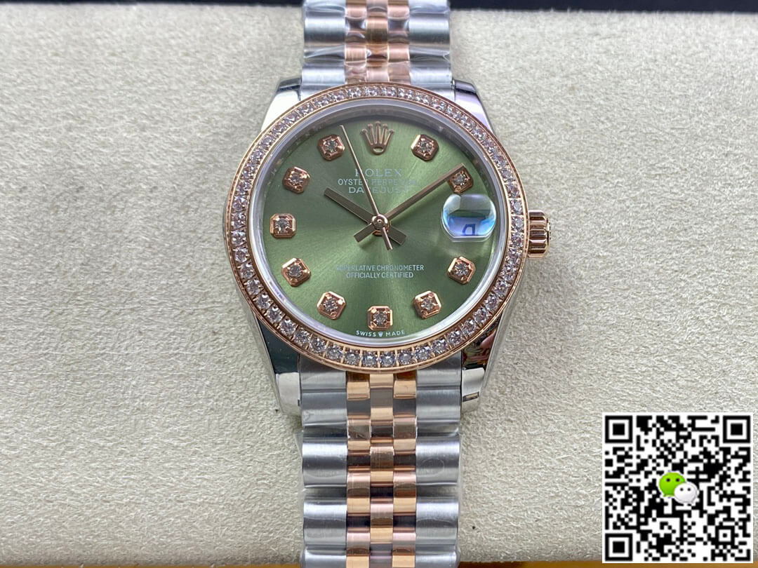 Replica R01ex Datejust 31MM 1:1 Best Edition EW Factory Rose Gold