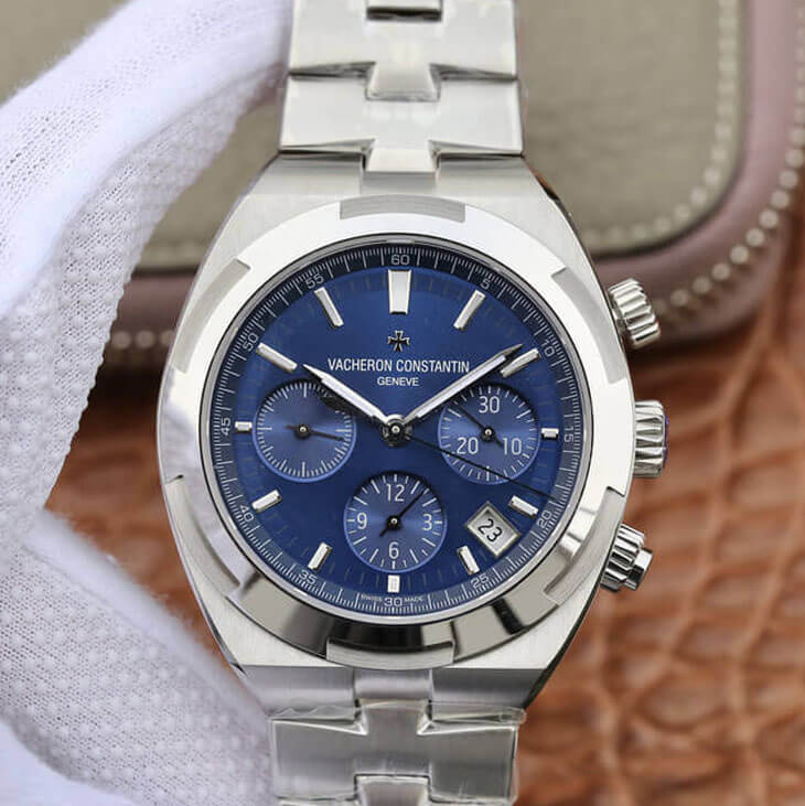 Replica Vacheron C0nstan1n Overseas 5500V/110A-B148 1:1 Best Edition 8F Factory Stainless Steel