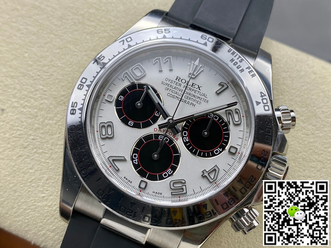 Replica R01ex Cosmograph Daytona 116519 1:1 Best Edition Clean Factory Silvery White Dial