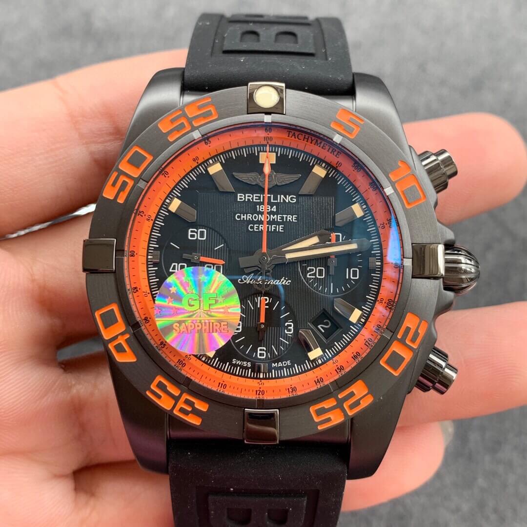 Replica Breitling Chronomat B01 MB0111C2.BD07.153S.M20D.2 1:1 Best Edition GF Factory Black Dial